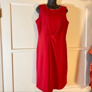 Barbour Summer Tartan Red Leathen Dress 14